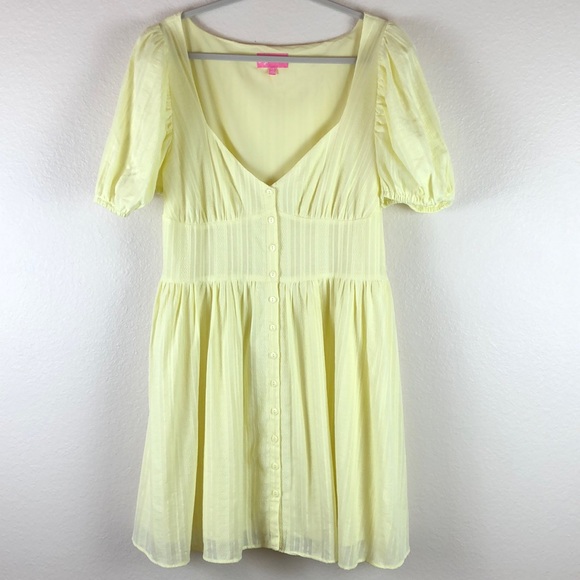 Sugar Thrillz Dresses & Skirts - Sugar Thrillz Shock Wrangle Me Puff Sleeve Mini Dress Sz XXL